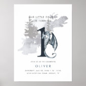 Onze kleine drakenboys van de eerste verjaardag va poster (Voorkant)