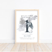 Onze kleine drakenboys van de eerste verjaardag va poster