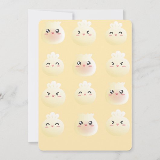 Onze kleine duimkoppeling is bijna hier Baby showe Kaart (Achterkant)