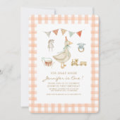 Onze kleine Dwaasgans wordt jarig Kaart (Voorkant)