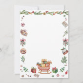 Onze kleine Elf Kerstkoekje Verjaardagsjongen Kaart (Achterkant)