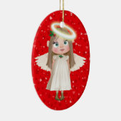 Onze kleine engel keramisch ornament (Rechts)