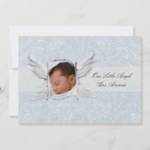 Onze kleine engel Wings Birth koninklijk Kaart (Voorkant)
