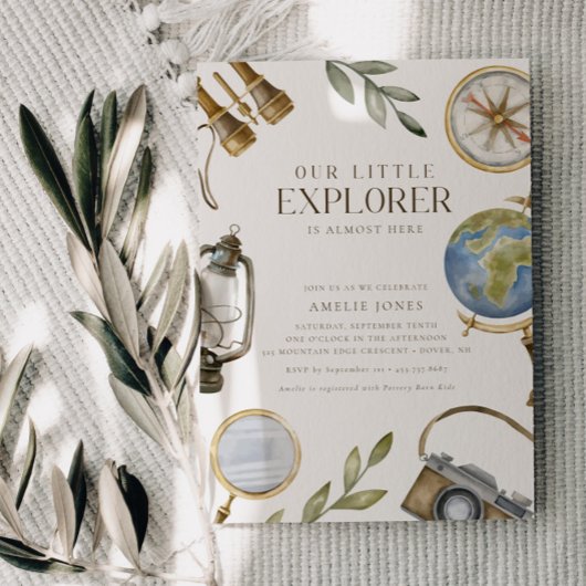 Onze kleine Explorer | Adventure wacht op Baby sho Kaart