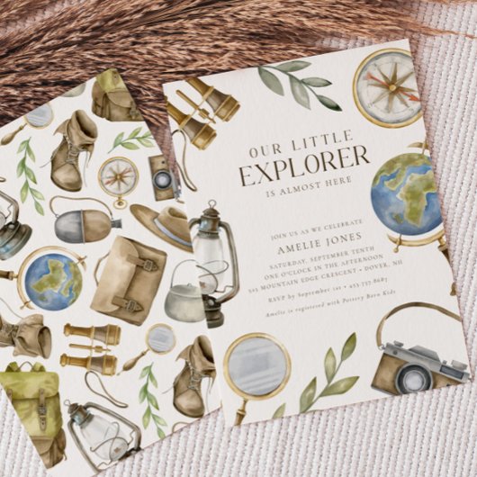 Onze kleine Explorer | Adventure wacht op Baby sho Kaart