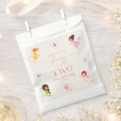 Onze kleine fee betoverd 2e verjaardagsfeest bedankzakje (Geknipt)