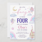 Onze Kleine Fee magische Feest Sprookje Regenboog Kaart (Voorkant)