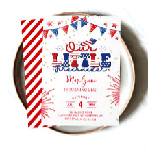 Onze kleine Firecracker 1e verjaardag