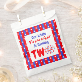 Onze kleine Firecracker 2de verjaardag Bedankzakje
