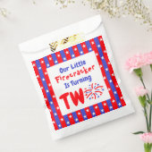 Onze kleine Firecracker 2de verjaardag Bedankzakje (Gezegeld)
