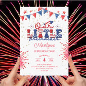 Onze kleine Firecracker 2de verjaardag Kaart