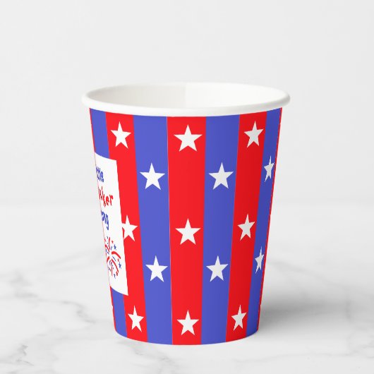 Onze kleine Firecracker 2de verjaardag Papieren Bekers (Links)