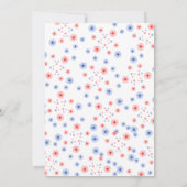 Onze kleine Firecracker boog verjaardag Kaart (Achterkant)