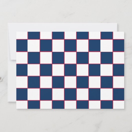 Onze kleine Firecracker draait één uitnodiging (Achterkant)