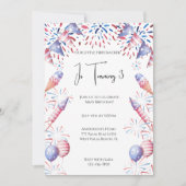 Onze kleine Firecracker op 4 juli doodt op zaterda Kaart (Voorkant)