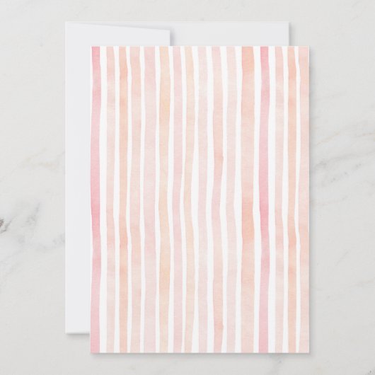 Onze kleine garnaal draait één Waterverf Kaart (Achterkant)