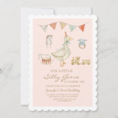 Onze kleine Gekke Gans draaien Verjaardag Kaart (Voorkant)