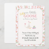 Onze kleine gekke ganzenverjaardag kaart (Voorkant / Achterkant)