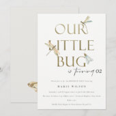 Onze kleine gouddragonvlieg elke dag kaart (Voorkant / Achterkant)