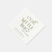 Onze kleine groene dragonvlieg elke dag servet (Hoek)