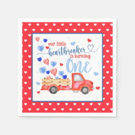 Onze kleine hartbreker draait om een Napkin Servet