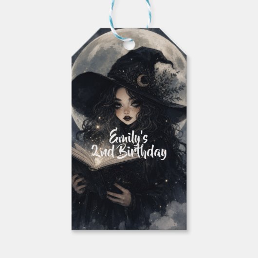 onze kleine heks wordt 2 || cadeaulabel (Voorkant)