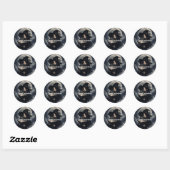 onze kleine heks wordt 2 || ronde sticker (Vel)