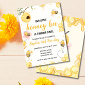 Onze Kleine Honing Bumble Bee Bloemen Verjaardagsf Kaart