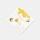 Onze kleine honing draait om één bijendag servet (Hoek)