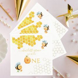 Onze kleine honing draait om één bijendag servet