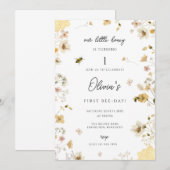 Onze kleine honing draait om een uitnodiging voor (Voorkant / Achterkant)