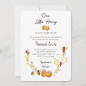 Onze Kleine Honing is op de Weg Baby shower Kaart (Voorkant)