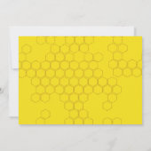 Onze kleine honing verandert een bijenthema Birthd Kaart (Achterkant)