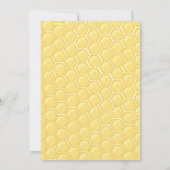 Onze kleine honingbij 1e bijendag verjaardag kaart (Achterkant)