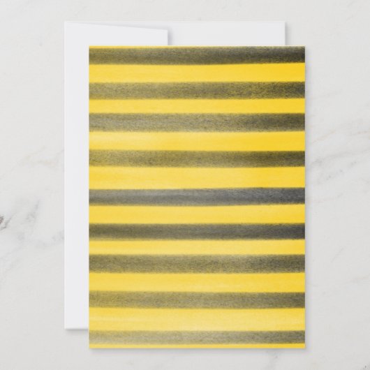 Onze kleine honingbij eerste verjaardag uitnodigin kaart (Achterkant)