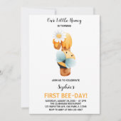 Onze kleine honingbijen 1e verjaardag kaart (Voorkant)