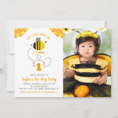 Onze kleine honingbijen die de zoete foto van Birt Kaart (Voorkant)