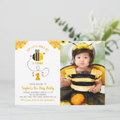 Onze kleine honingbijen die de zoete foto van Birt Kaart (Staand voorkant)