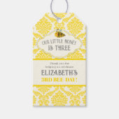 Onze kleine honingbijen die op de dag van de feest cadeaulabel (Voorkant)