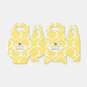 Onze kleine honingbijenkorf bedankdoosjes (Uitgevouwen)