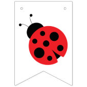 Onze kleine insectenbanner, ladybug banner, verjaa vlaggetjes (Eerste vlag)
