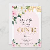 Onze kleine jongeling is de eerste verjaardag kaart (Voorkant)