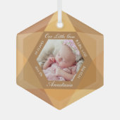 Onze kleine juweeltje november Birthstone Baby Bir Glas Ornament (Voorkant)