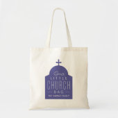 Onze kleine kerktas schattige paarse orthodoxe koe tote bag (Voorkant)