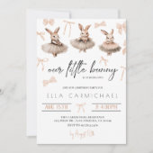 Onze kleine konijntje verjaardag kaart (Voorkant)