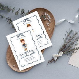 Onze kleine koning 1e verjaardag kaart