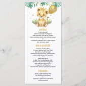 Onze kleine Koning Lion Crown-ballon, 1e verjaarda Menu (Voorkant)