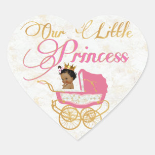 Onze kleine koninklijke prinses Favor Sticker