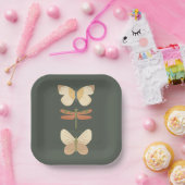 Onze Kleine Liefde Bug Cutie Bug Papier Bord (Feest)