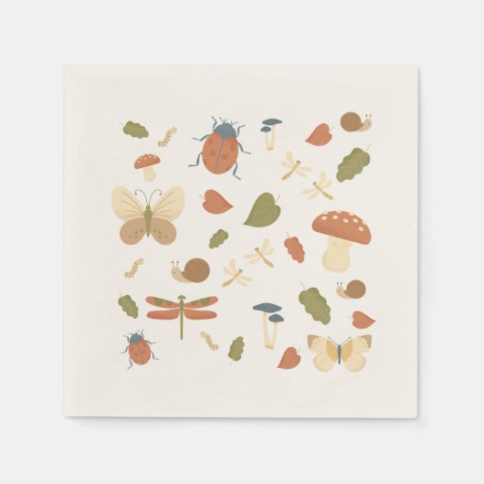 Onze Kleine Liefde Bug Cutie Bug Papier Servet (Voorkant)